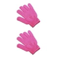 thumbnail image 2 of Advancent Bath Glove Exfoliating Bathroom Shower Manual Leg Household Non-slip Spa Rub Gloves Scrubber Massage Washable Scrub Rosa roja 2piezas, 2 of 6