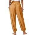 thumbnail image 4 of Guluxicc Casual Jogger Pants for Women Loose Tapered Sweat Pants with Side Tie Details Fashion Bottoms with Pockets, 4 of 6