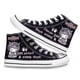 thumbnail image 1 of Kuromi-zapatos con dibujos animados de corazón para niña, el mismo estilo, lona alta, animación periférica, estudiantes masculinos y femeninos, informales, 2025, 1 of 5