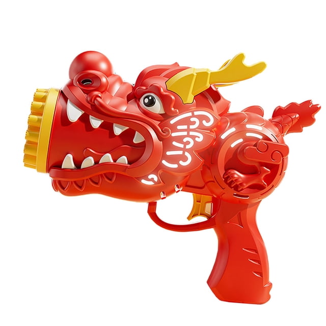 New Flagship Bubble Machine Children's Handheld Electric Light Blowing Bubble Machine Indispensable For Outdoor Play!(50ml)