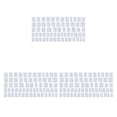 thumbnail image 1 of Molde de galleta Fondant 64 unids/set letras pastel Advancent Paquete blanco, 1 of 6