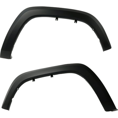 CAPA For 2016-2023 Tacoma Fender Flares Front Black Plastic SET PAIR