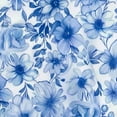 thumbnail image 6 of WYYP Flowers Flowers Round Tablecloth Outdoor Fitted 100% Polyester Fiber with Elastic Edge White, 6 of 8