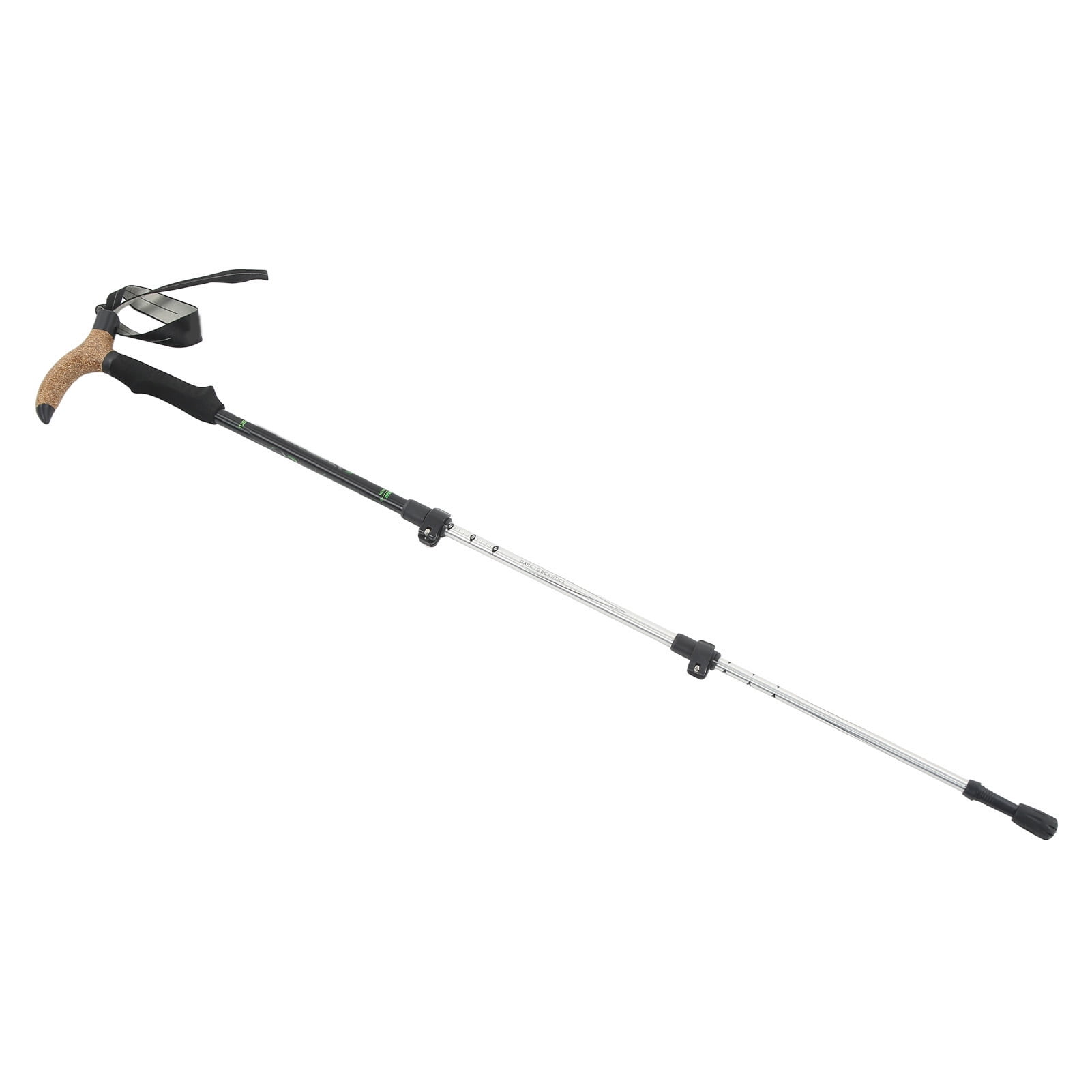 3 Section Hiking Stick, High Load Bearing Aluminum Alloy Comfortable