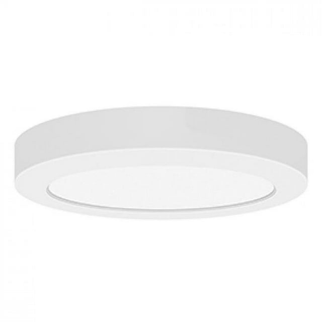 Access Lighting 20849LEDD-WH-ACR LED Round Flush Mount Ceiling Light, White - Medium