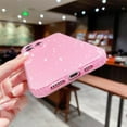 thumbnail image 5 of Cute Glitter for iPhone 12 Pro Case 6.1 inch, Soft Silicone Sparkly Bling Slim Bumper Shockproof Protective Phone Cover for Women Girls (Pink), 5 of 8