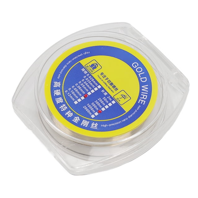 Fil de Séparation d'Écran LCD 0.06mm Acier Alliage de Tungstène Haute Résistance à la Traction Résistance à l'Usure Ligne de Séparation d'Écran 500m/1640.4 Pieds