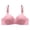 bras for women plus size-Pink, variant on Homenesgenics Bras for Women Plus Size Sports Bra Women Bra Large and Thin No Wire Wireless Wirefree Comfortable with Side Folding and Fading Full Cup Bra Beige L