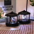 thumbnail image 3 of Solar Lighthouse - Garden Lawn Patio Yard Decoration Rotating Outdoor Waterproof Led Solar Lighthouse, 3 of 4