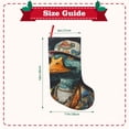 thumbnail image 3 of Wukai Hip-Hop Duck Print Christmas Stockings 18" Christmas Stocking Snowman Burlap Plaid Xmas Stocking Holiday Christmas Decoration Gifts for Family Kids, 3 of 7