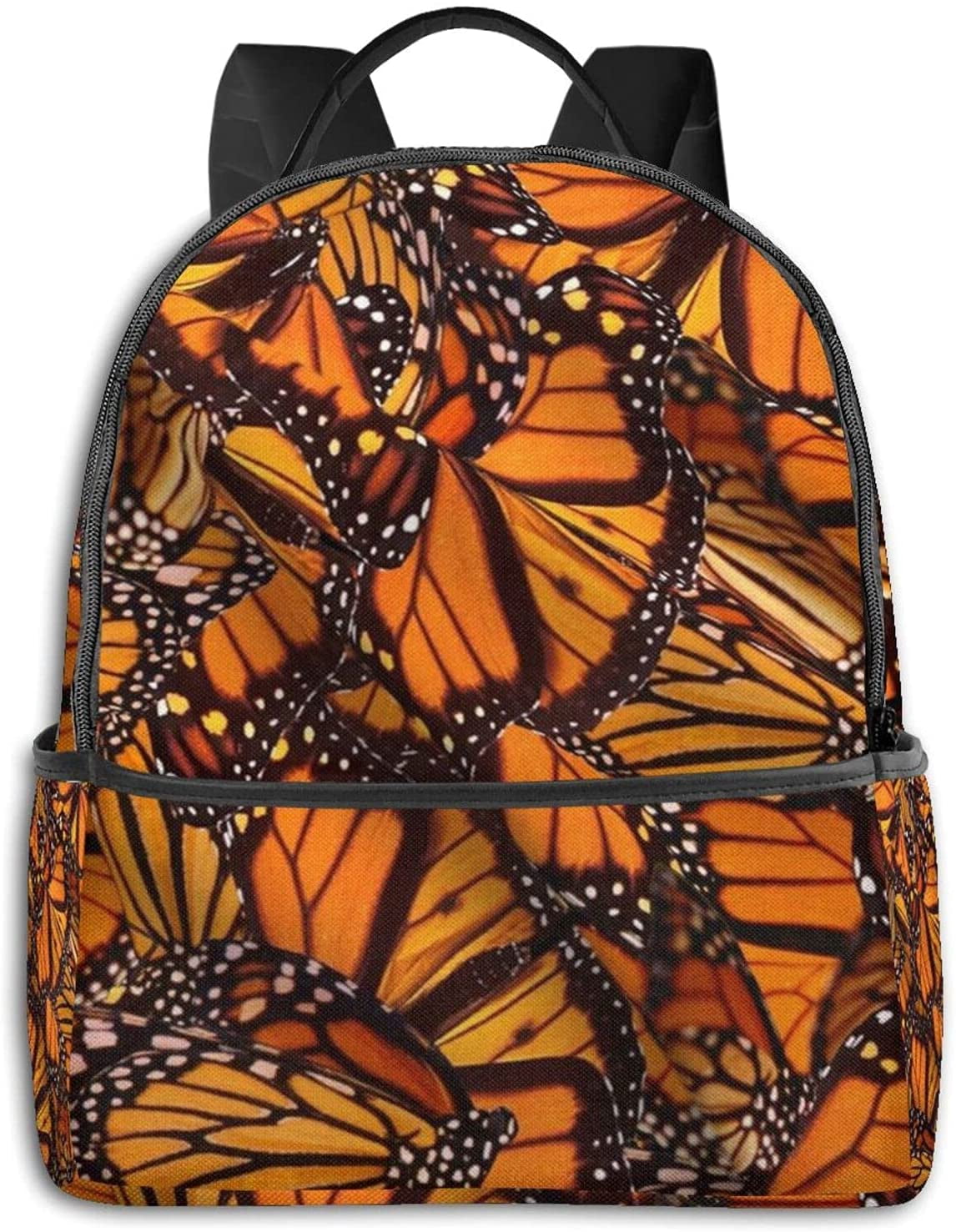 Orange Butterfly Monarch Backpack 