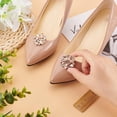 thumbnail image 3 of Crystal Shoe Clips Crystal Rhinestones Shoe Buckles Exquisite Shoes Jewelry Decoration for Women Bridal Pumps Heels Flats Clutch Shoes Dress Hats Bags, 3 of 9