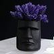 thumbnail image 4 of Maceta de resina de las Islas de la Resurrección | Maceta decorativa con forma de estatua para uso en interiores y exteriores | Adorno decorativo resistente a la intemperie | Regalo único para cumple, 4 of 5