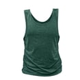 thumbnail image 3 of Xuniizn Tank Tops Mens Plus Size Crew Neck Tee Tops Sports Breathable Solid Color Sleeveless Muscle Shirts, S-3XL, 3 of 7