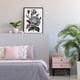 thumbnail image 5 of Naiovety 3 uds pintura impresa rosa sin marco flor boceto pared negro blanco póster regalo colgante para el hogar dormitorio sala de estar Decoración del hogar Naiovety HA010918-00, 5 of 6