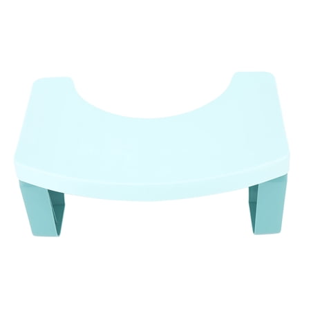 NFTIGB Foldable Toilet Potty Step Stool 15.6 inches / 39.6 cm Portable Squatting Foot Stool Plastic Space Saving Bathroom Step Stool Anti-Slip Feet Green