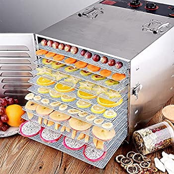 Liangzhou 6 PCS Premium Non Stick Silicone Dehydrator Sheets for Fruit Dryer Reusable Fruit Dehydrator Mats Dim Sum Mesh 14inch