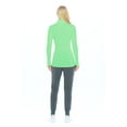 thumbnail image 2 of ACTIVE UNIFORMS Women's Long Sleeve Turtle-Neck T-Shirt Under Scrub (Light Green, Small), 2 of 4