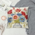 thumbnail image 2 of Shiartex  Pillow Covers Corn Poppy Floral Mason Jar Home Sweet Home Spring Summer Pillows Decorative Throw Pillows Cushion Case Decorations Farmhouse Decor for Couch Sofa, 2 of 5