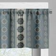 thumbnail image 3 of Ambesonne Mandala Window Valance, Paisley Star, 54" X 18", Grey Tan Beige, 3 of 5