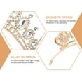 thumbnail image 2 of BRIGHTFUFU Rhinestone Tiara cabeza decoración simple vestido de boda accesorio de boda, 2 of 7