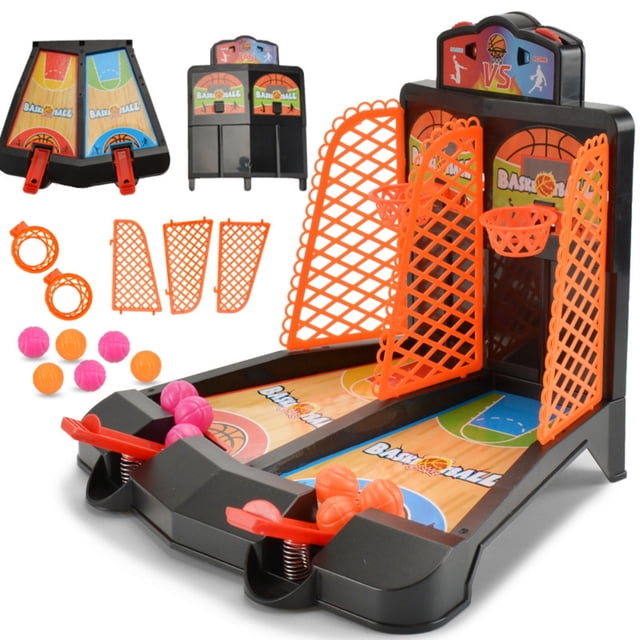 Jouet de Basketball pour Enfants Jeu de Basketball de Table Jouet d'Intelligence Jeu de Société Ensemble de Jouets de Basketball de Bureau pour Enfants Adultes