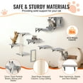 thumbnail image 2 of KFFKFF Cat Wall Mounts, Set of 6, Includes Jump Platforms, Hammock, Couch, Cat Tower & Grip, Cat Play and Rest Furniture, Supports up to 40 lbs, Ideal for Sleep, Play, and Climb, 2 of 9