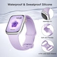 thumbnail image 2 of Sport Silicone Band Compatible with Apple Watch Bands 40mm 38mm 41mm 44mm 45mm 42mm 49mm Women Men,Soft Wristband Waterproof Replacement Sport Strap for iWatch Bands Series 9 8 7 6 5 4 3 2 1 SE Ultra, 2 of 7