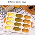 thumbnail image 2 of Mini Baguette Baking Sheet 34.5 X 24cm Non-stick Tray Loaf Baking PanMulticolor, 2 of 4