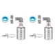 thumbnail image 1 of 2X Válvula de Flotador de Agua de 1/2 Pulgada A 3/4 Pulgada, Válvula de Flotador de Acero Inoxidable, Válvula de Flotador de Controlador de de Agua Completamente Automática, 1 of 8