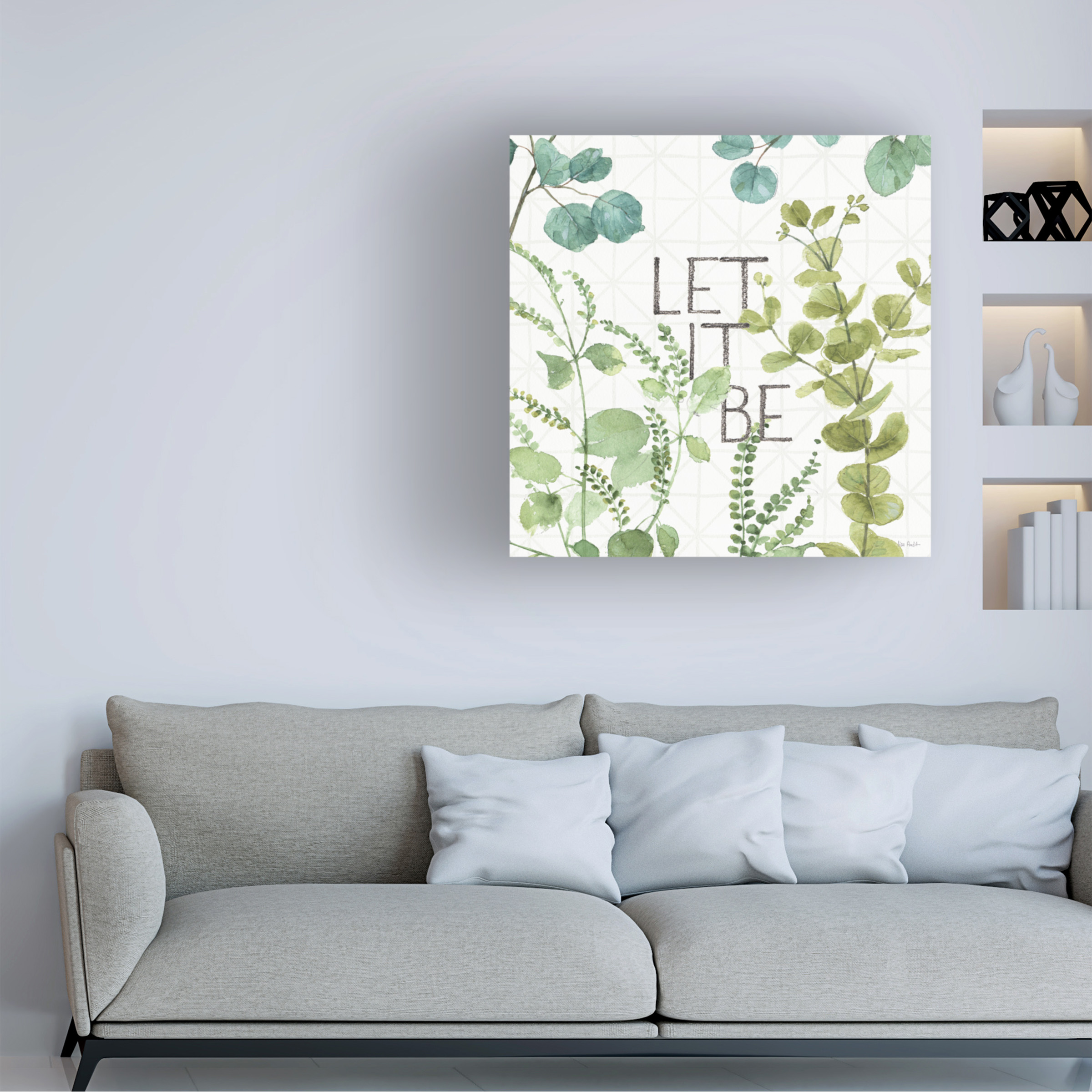 Trademark Fine Art 'Mixed Greens LXVI' Canvas Art by Lisa Audit