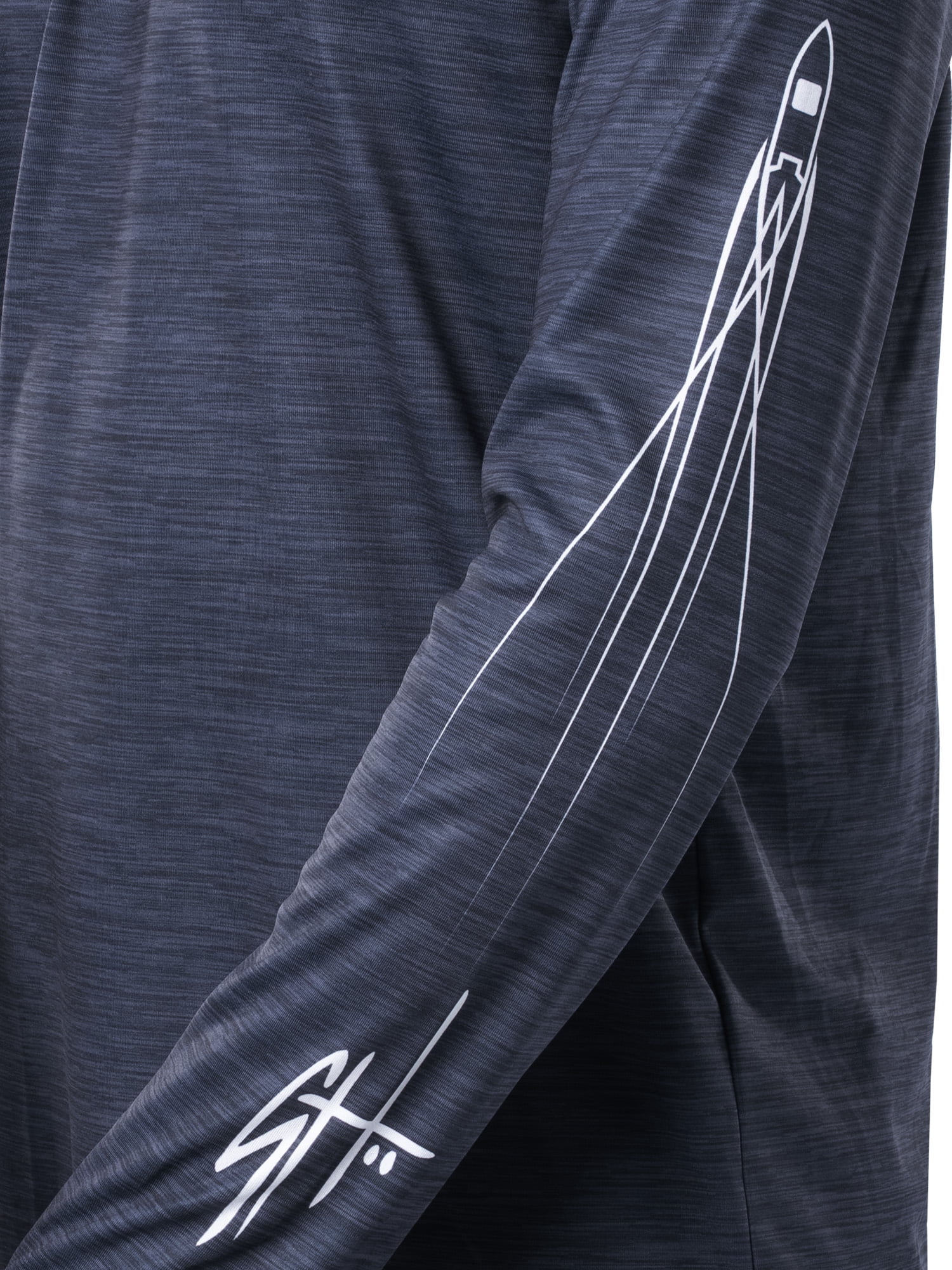 GH BY GUY HARVEY Men's Long Sleeve Sun Protection American Angler Hoodie