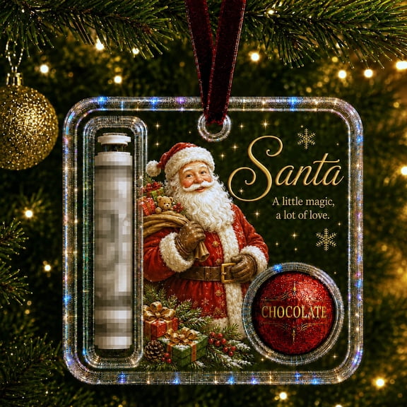 Tyidzon Christmas Ornaments - Acrylic Money Holder for Cash Gift and Candy