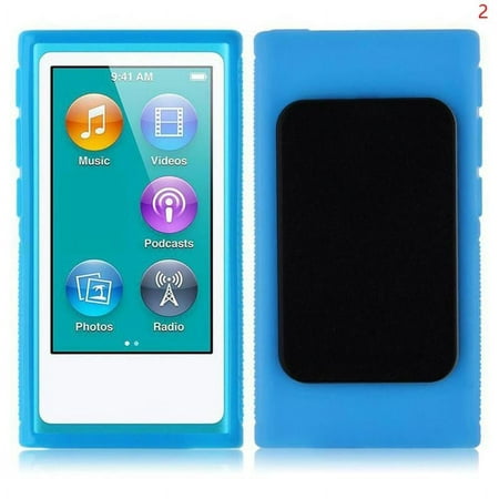 Soft Gel Case Rubber Cover Belt Clip Holder For iPod Nano 7th Generation W8 Z5D X5X7