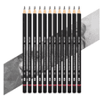 thumbnail image 2 of 12 Kit Profesional Lápices Grafito De Dibujo Con Pencil, 2 of 5