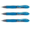thumbnail image 4 of Pilot G2-XS Pixie Retractable Gel Ink Rollerball Pens - 0.7mm Nib - Light Blue - Pack of 3, 4 of 4