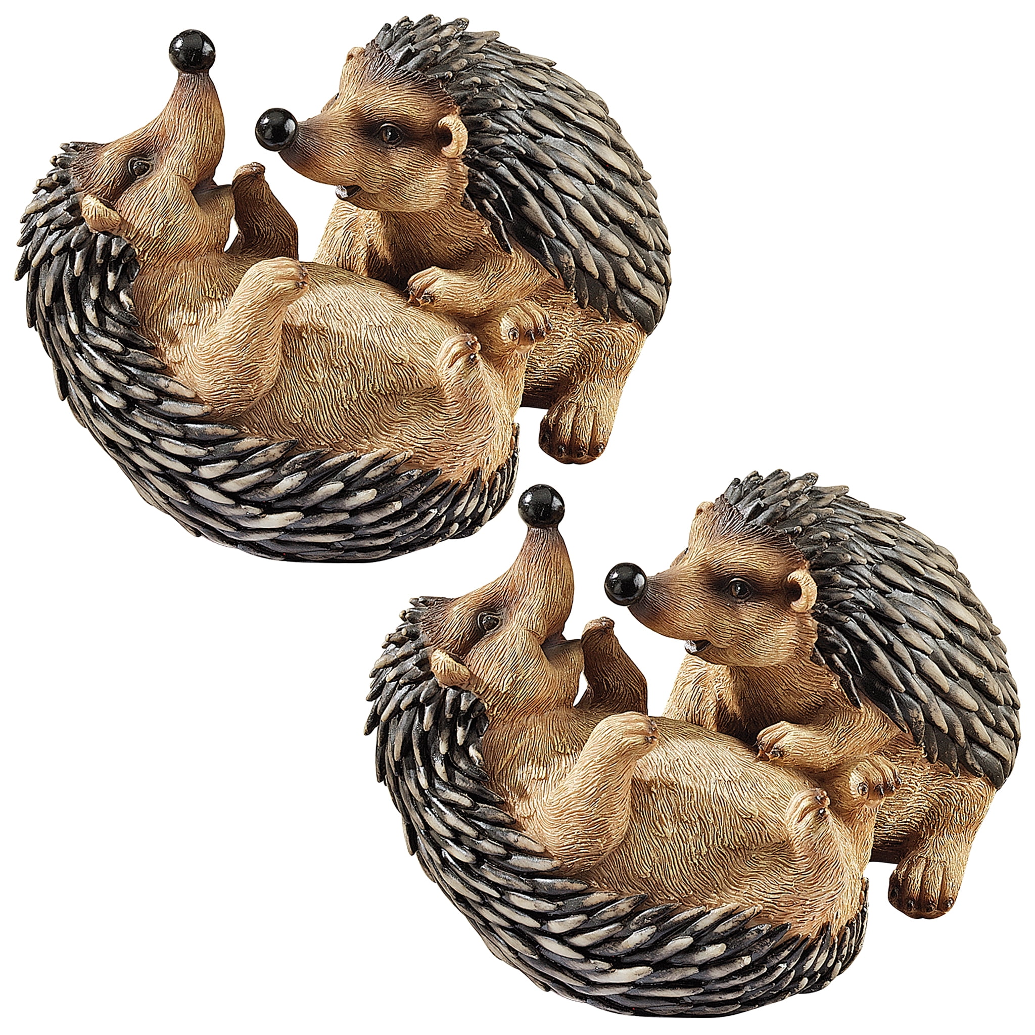 Hyper Hedgehogs Garden Statues: Set of Two by Design Toscano