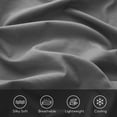 thumbnail image 3 of Mildly Queen Size Soft Bed Sheets Set, 1800 Thread Count, 22" Deep Pocket 4 packs, Soft Microfiber, Grey, 3 of 7