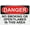 Warning Sign 2, variant on Metal Hanging Plate Horizontal Sign NO SMOKING OR OPEN FLAMES IN THIS AREA, Waterproof, Fade and Scratch Resistant, safety signs, equipment Warning signs, etc - DANGER SIGN Style 30x40cm