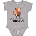 thumbnail image 3 of Inktastic Beware of My Cuteness Cute Red Panda Boys or Girls Baby Bodysuit, 3 of 5
