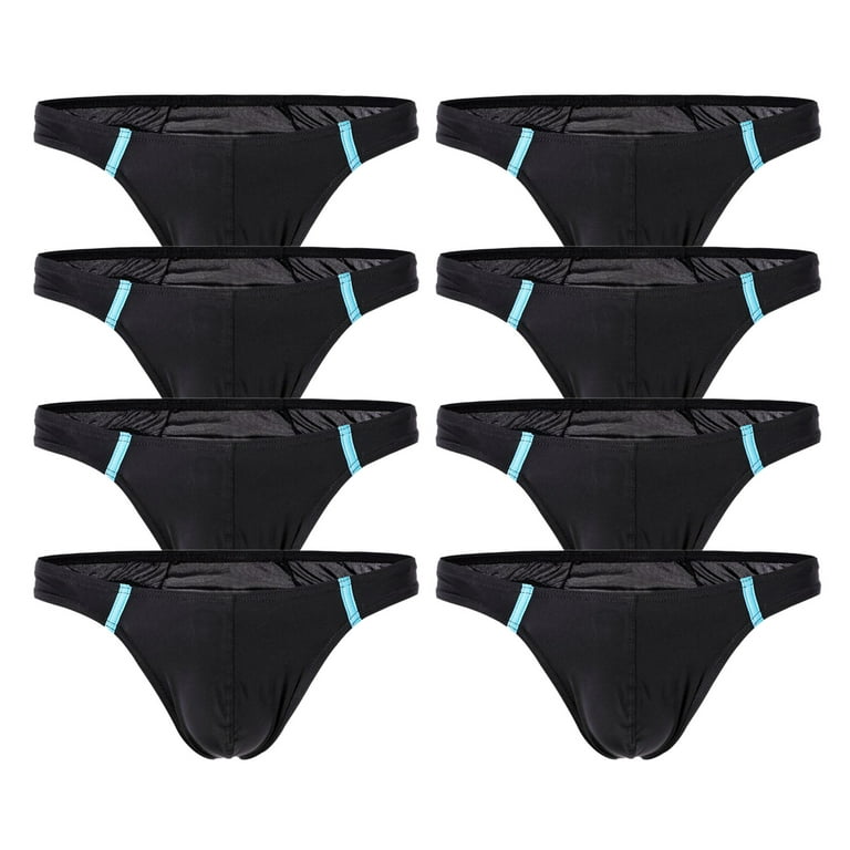 Rovga Underwear For Women 8Pcmen Fashion Thong T Pants Ice Silk