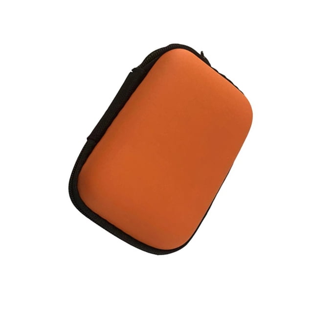 Bolsa de almacenamiento de cable de datos Seitruly organizador Naranja