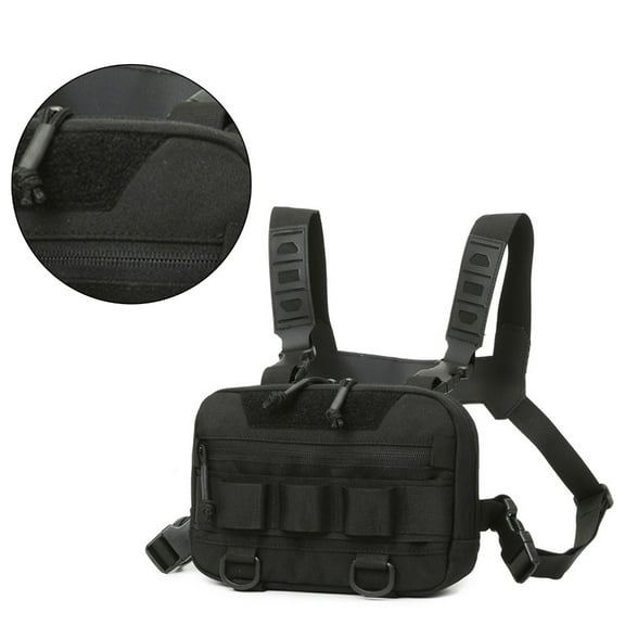Tactically Sports Chest Bag Fishing Vest Bag Water Resistant Front Chest Pack Climbing Campings Backpacks Pack