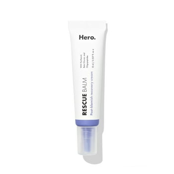 Hero Cosmetics Rescue Balm Post-Blemish Recovery Cream (15 ml) for Dry, Red-Looking Skin