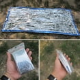 thumbnail image 6 of Waterproof Emergency Thermal Blanket Outdoor Survival Camping Rescue First Aid, 6 of 7