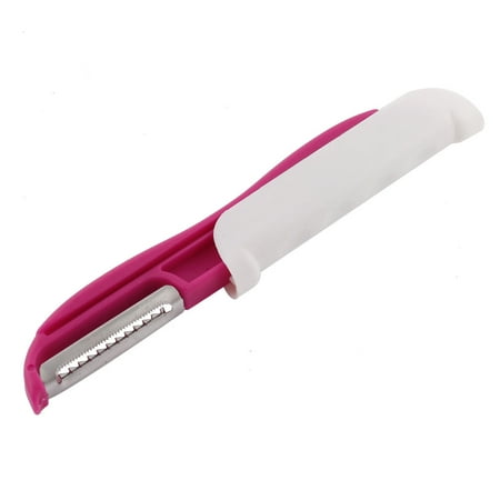 Pink Vegetable Peeler - Pink White Non-slip Handle Cucumber Fruits Vegetables Paring Swivel Peeler