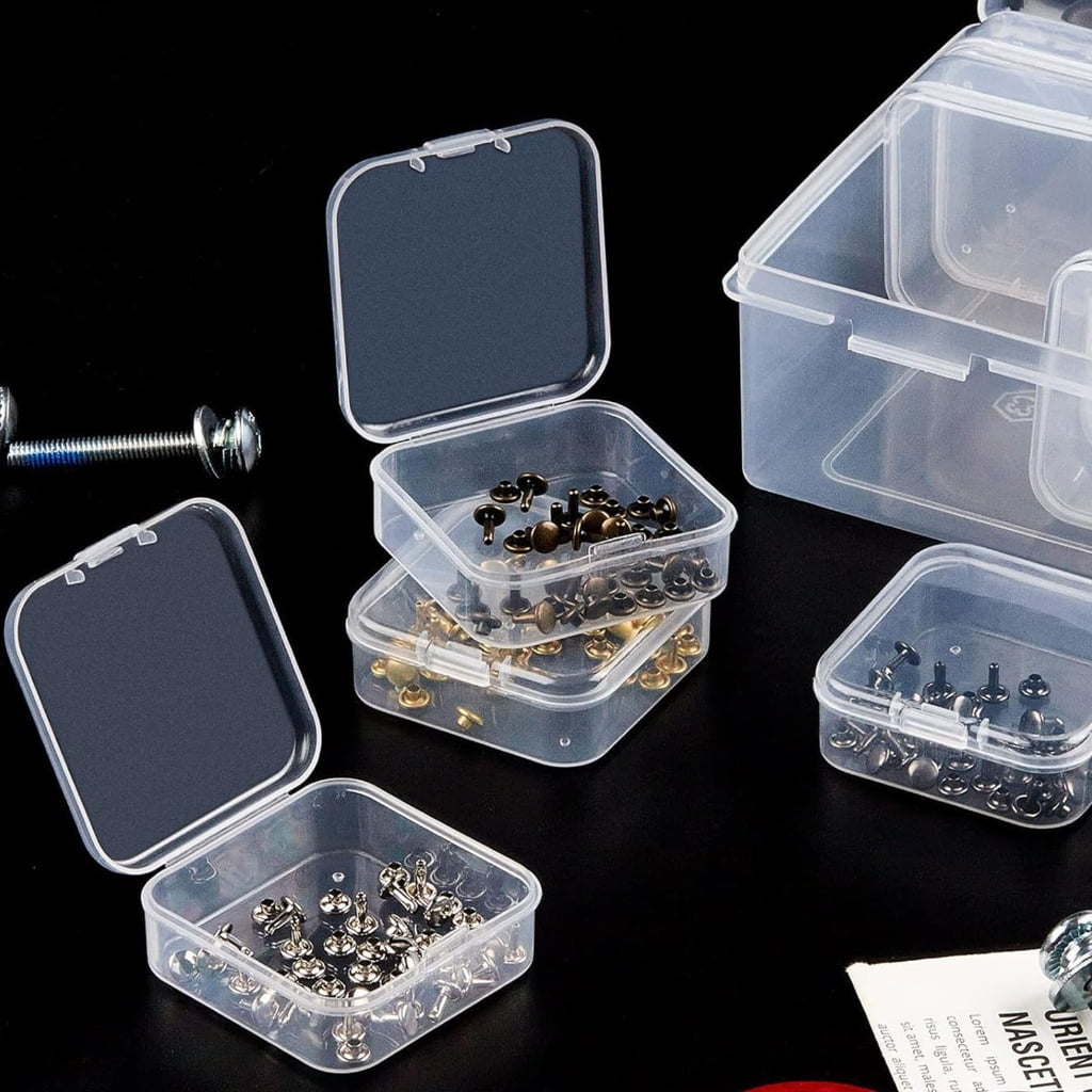 Clear Multiple Compartment Plastic Jewelry Organizers for Beads 30 45 Grid