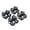 black white wheel, variant on Furniture Movers with Wheels Portable 4 Wheel Furniture Furnitures Mover Tool with 360°Rotation Rubber Wheel
