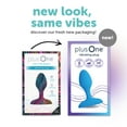 thumbnail image 3 of plusOne Vibrating Silicone Anal Plug with USB Charging Cord, Waterproof, 3 of 12