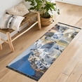 thumbnail image 6 of Cocktail Santorini Coastal Buildings Bedside Runner Rug 2'x 6' Non Slip Carpet Floor Mat Area Rug, 6 of 8